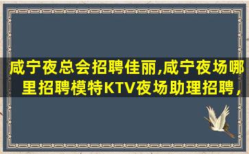 南京夜场招聘